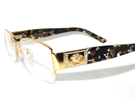 versace gold frame glasses